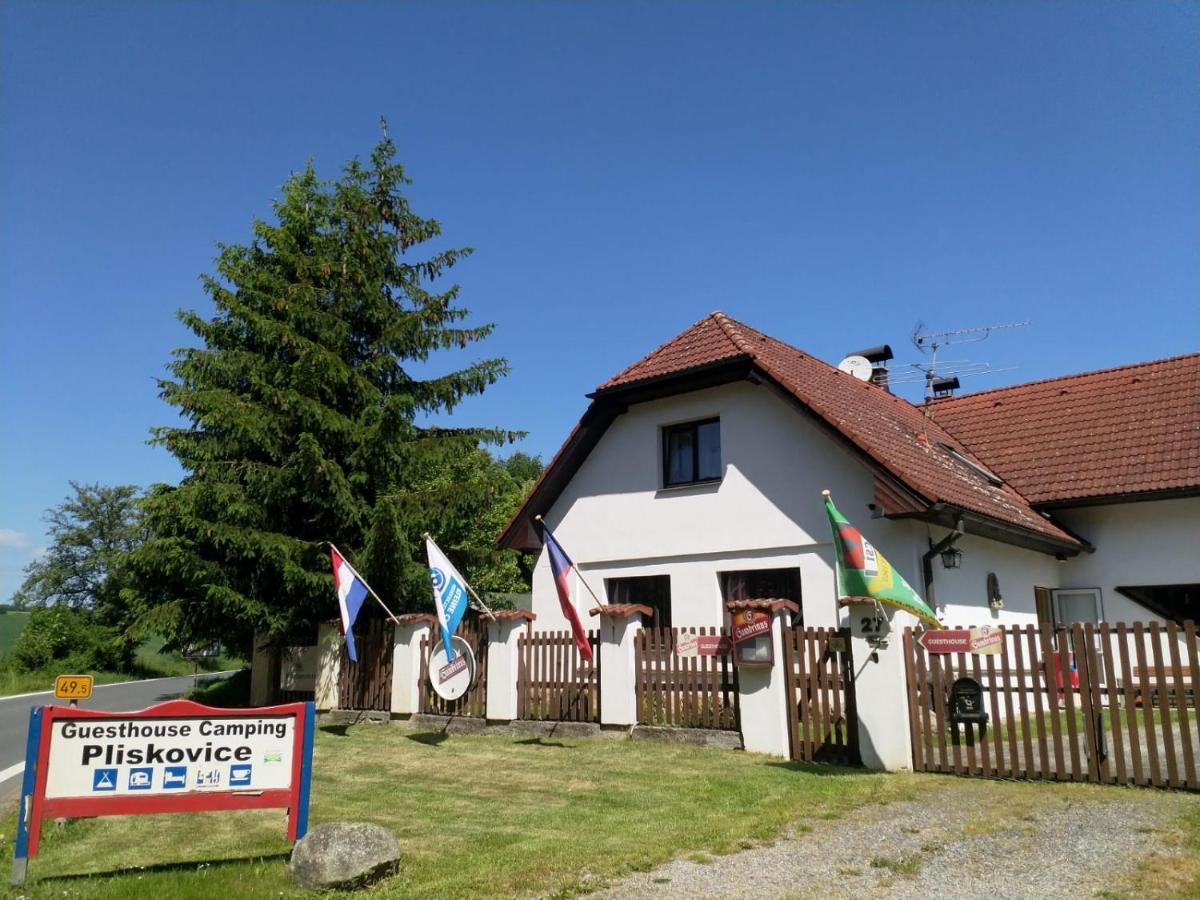 Camping & Guest House Pliskovice Mirovice Luaran gambar